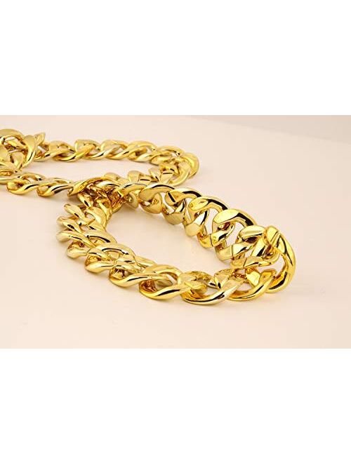 JIL Big Chunky Hip Hop Chain Necklace,32",36"