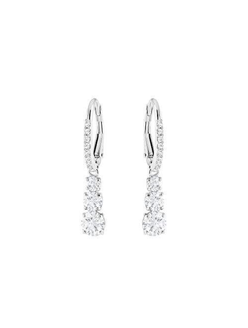 Buy SWAROVSKI Women's Attract Trilogy Earrings & Necklace Crystal ...