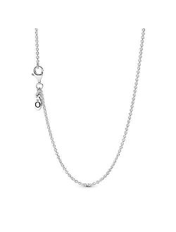 Jewelry Classic Cable Chain Sterling Silver Necklace, 17.7