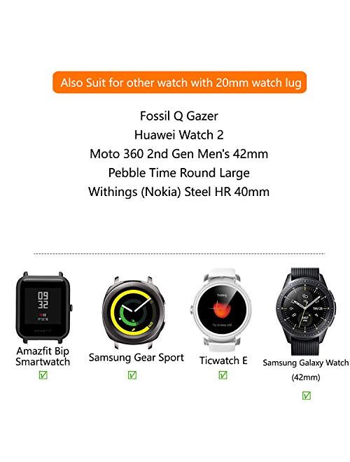 Lwsengme Watch Bands-Width 20mm,22mm-Quick Release & Choose Color-Soft Silicone Replacement Watch Straps