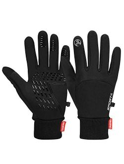 Cevapro Winter Gloves Touch Screen Gloves Winter Warm Gloves for Hiking, Running