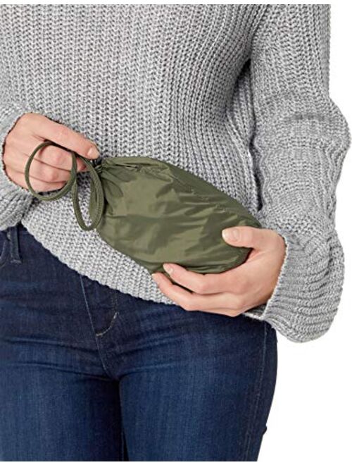 Amazon Essentials Women's Lightweight Long-Sleeve Full-Zip Water-Resistant Packable Puffer Jacket, Olive, Medium