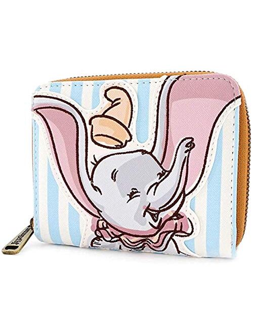 Loungefly Disney Dumbo Striped Faux Leather Wallet