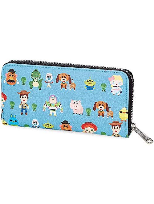 Loungefly Disney Toy Story Chibi Faux Leather Zip Around Wallet
