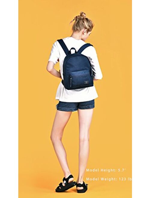 HotStyle MOREPURE 225s Small Backpack for Women & Girls, Plain Bookbag Purse Cute for Work Travel Everyday