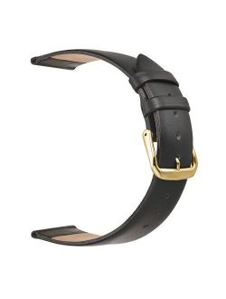 Classical Ultra Thin Leather Watch Bands for Ladies,EACHE Genuine Leather Watch Straps for Women & Mens 12mm 14mm 16mm 18mm 20mm More Colors
