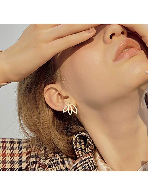 36 Pairs Bohemian Tassel Earrings Set Vintage National Style Leather Heart Shape Earrings Acrylic Stud Hoop Drop Dangle Earrings for Women Girls Valentine's Day Birthday 