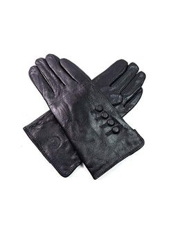 The Leather Emporium Women's Gloves Fur Lined Winter Warm