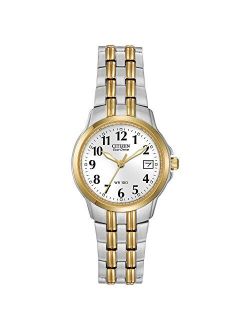 Watches EW1544-53A Eco-Drive Silhouette Sport Two-Tone Watch