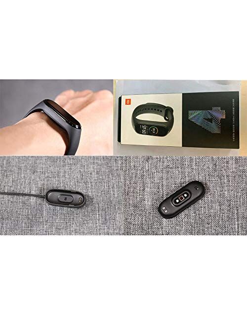 Xiaomi Mi Band 4 Fitness Tracker, Newest 0.95 Color AMOLED Display Bluetooth 5.0 Smart Bracelet Heart Rate Monitor 50 Meters Waterproof Bracelet with 135mAh Battery up to
