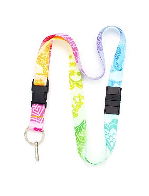 Buttonsmith Art Lanyard - Premium with Buckle, Breakaway and Wristlet - Art - Made in The USA