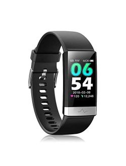 Fitness Tracker, Activity Tracker Watch with Heart Rate MonitorSleep Monitor Blood PressureCall Reminder,IP68 Waterproof Smart Band with Calorie CounterPedometer for Kids