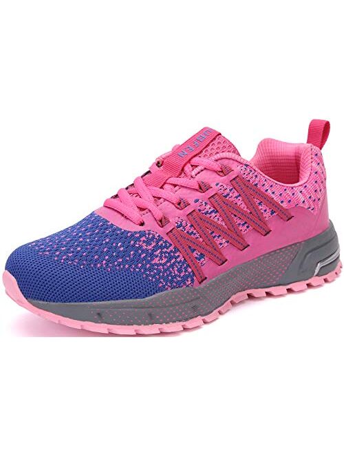 SOLLOMENSI Running Shoes for Mens Womens Fashion Sneakers Road Walking Sports Indoor Outdoor Athletic Trainers Casual Footwear