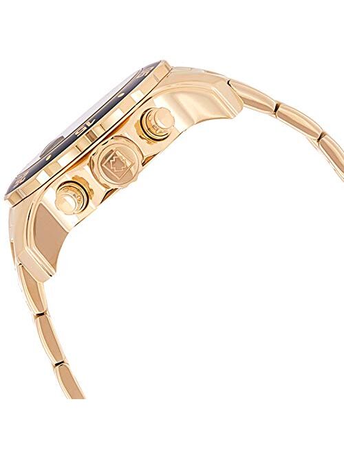Invicta Men's Pro Diver Scuba 48mm Gold Tone Stainless Steel Chronograph Quartz Watch, Gold/Green (Model: 0075)