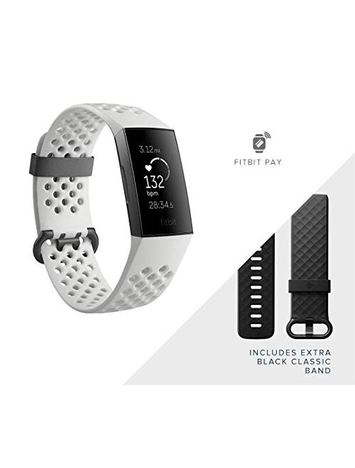 Fitbit Charge 3 Fitness Activity Tracker (Renewed)