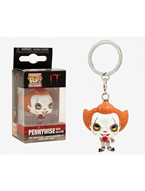 Funko Pop Keychain: Horror It - Pennywise with Balloon Collectible Figure, Multicolor
