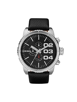 Men's Double Down Stainless Steel Chronograph Quartz Watch