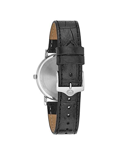 Bulova Men's Classic Leather Strap Watch - 96B104