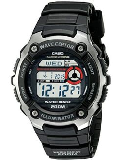 Men's WV200A-1AV Waveceptor Dive Watch with Black Band