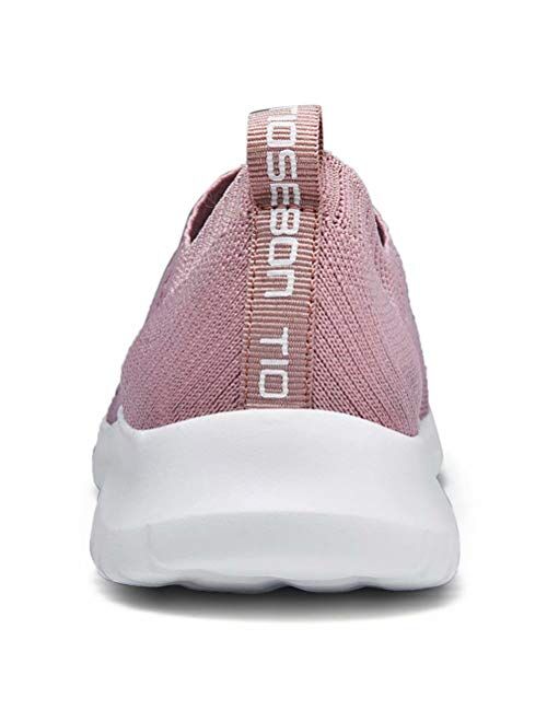 konhill Women's Walking Tennis Shoes - Lightweight Athletic Casual Gym Slip on Sneakers