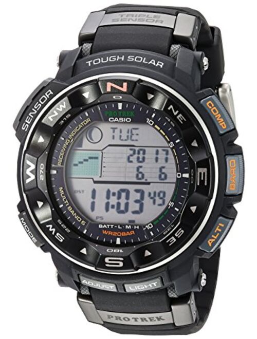 Casio Men's Pro Trek PRW2500R Tough Solar Digital Sport Watch