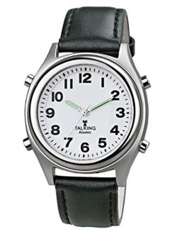 Atomic! Talking Wrist Watch w/Alarm,Speaks Time, Day,Date & Year