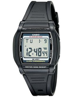 Men's W201-1AV Chronograph Water Resistant Watch