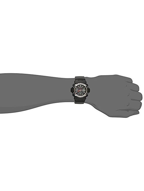 Casio Men's G-Shock AWG-M100-1ACR Tough Solar Atomic Black Resin Sport Watch