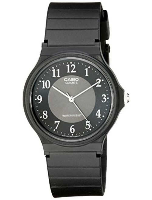 Casio Men's MQ24-1B3 Watch with Black Rubber Band