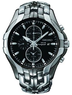 Men's SSC139 Excelsior Gunmetal and Silver-Tone Stainless Steel Solar Watch