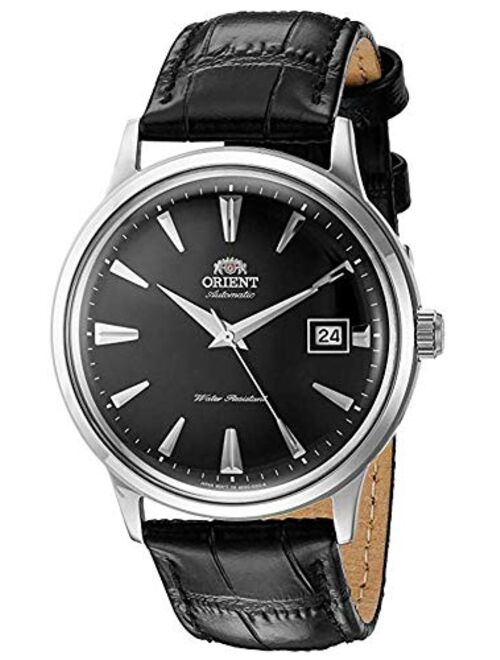 Orient '2nd Gen Bambino Version I' Japanese Automatic Stainless Steel and Leather Dress Watch