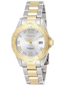 Women's Pro Diver 38mm Steel and Gold Tone Stainless Steel Quartz Watch, Two Tone (Model: 12852)