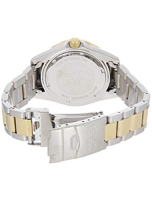 Invicta Women's Pro Diver 38mm Steel and Gold Tone Stainless Steel Quartz Watch, Two Tone (Model: 12852)