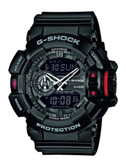 Men's G-Shock Analogue/Digital Quartz Watch with Resin Strap GA-400-1BER