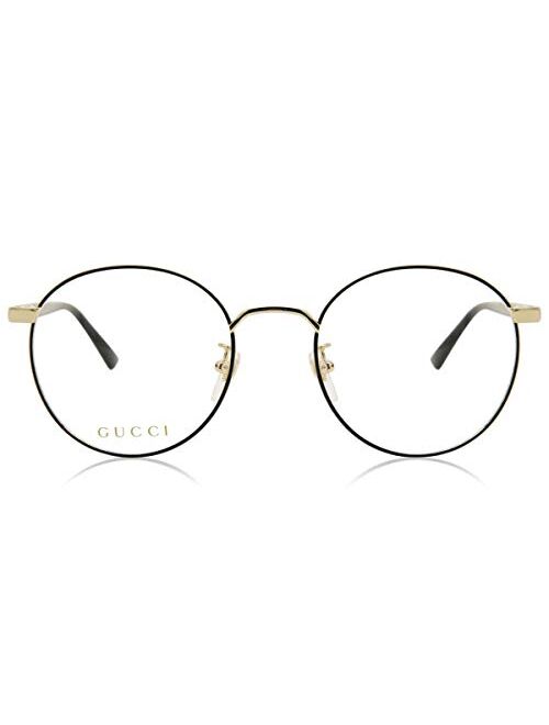 Gucci GG0297OK Trendy Round Metal Eyeglasses 52mm