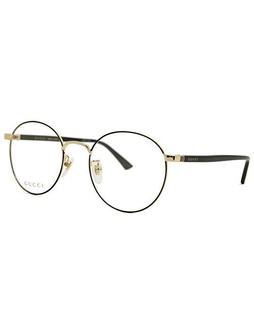 Gucci GG0297OK Trendy Round Metal Eyeglasses 52mm
