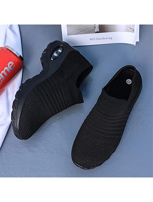Leader Show Women's Slip-On Walking Shoes Comfortable Loafers Casual Non-Slip Nursing Shoes Fashion Platform Sneakers