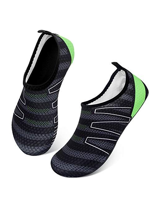 QACOHU Womens Mens Water Shoes Barefoot Skin Shoes Quick-Dry Water Shoe for Dive Surf Swim Beach Yoga