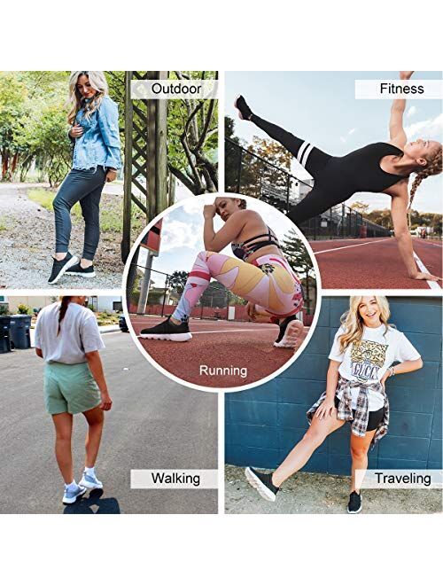 STQ Sneakers for Women Arch Support Comfort Walking Lightweight Running Shoes