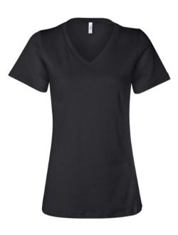 Bella + Canvas 6405 Missy Jersey Short-Sleeve V-Neck T-Shirt