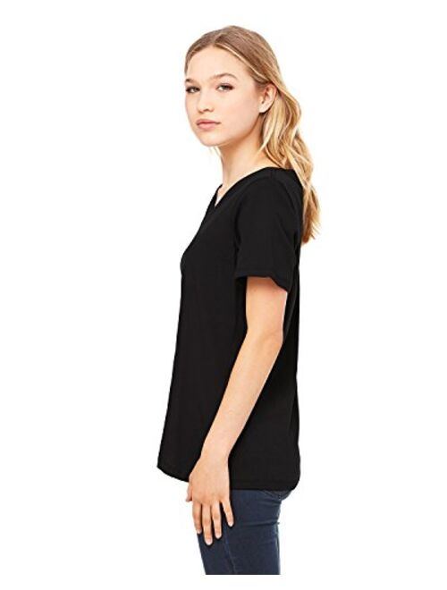 Bella + Canvas 6405 Missy Jersey Short-Sleeve V-Neck T-Shirt
