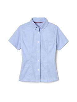 Girls' Short Sleeve Oxford Shirt