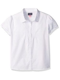 Girls' Uniform Short Sleeve Blouse