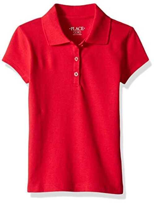 The Children's Place Girls' Uniform Pique Polo