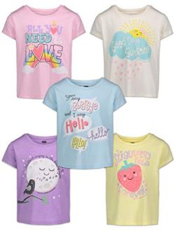 The Beatles Girls Lyrics 5 Pack T-Shirts