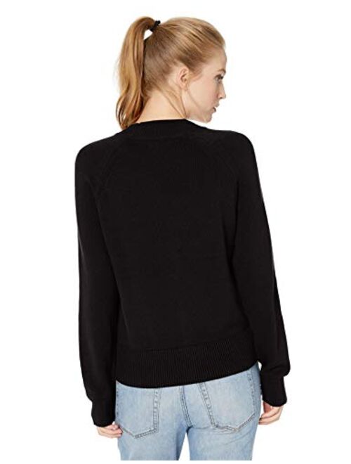 Amazon Brand - Daily Ritual Women's 100% Cotton Mock-Neck Pullover Sweater