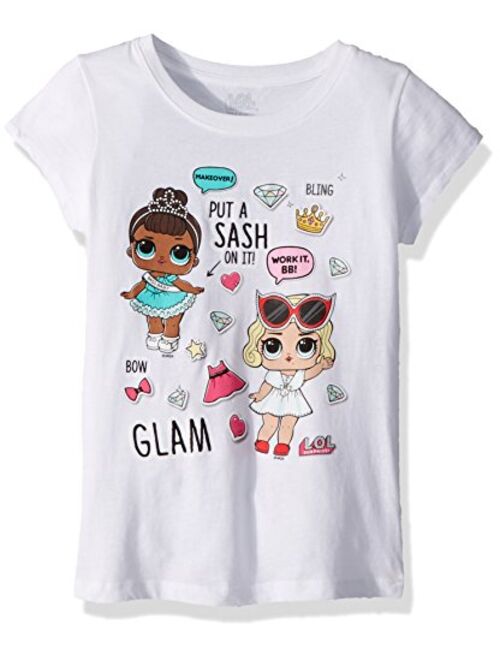 L.O.L. Surprise! Girls' Little Glam Club Miss Baby & Leading Baby Short Sleeve T-Shirt