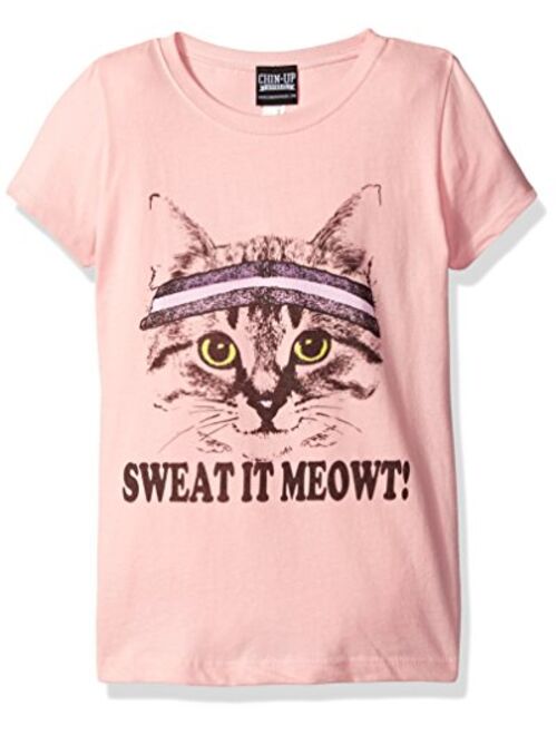 Fifth Sun Girls' Little Girls' Cat Graphic T-Shirt