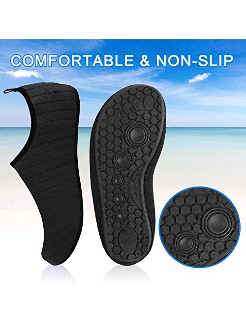 Water Shoes, Konikit Quick-Dry Aqua Socks Barefoot Shoes for Water Sports Yoga Exercise Men Women Kids