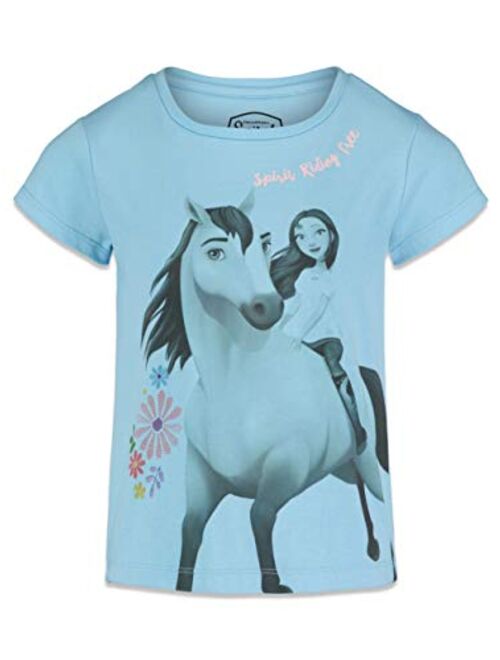 Universal Studios Girls' 2-Pack Short Sleeve T-Shirts: Abominable, Spirit